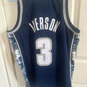 Mitchell & Ness Navy Blue Swingman Jersey